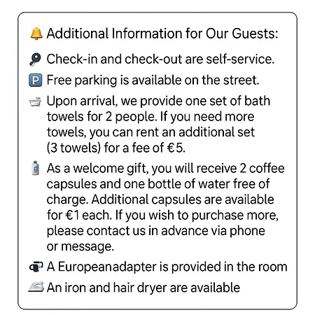 Modern Nr12 Private Kitchenette, Bathroom, Balcony Limassol